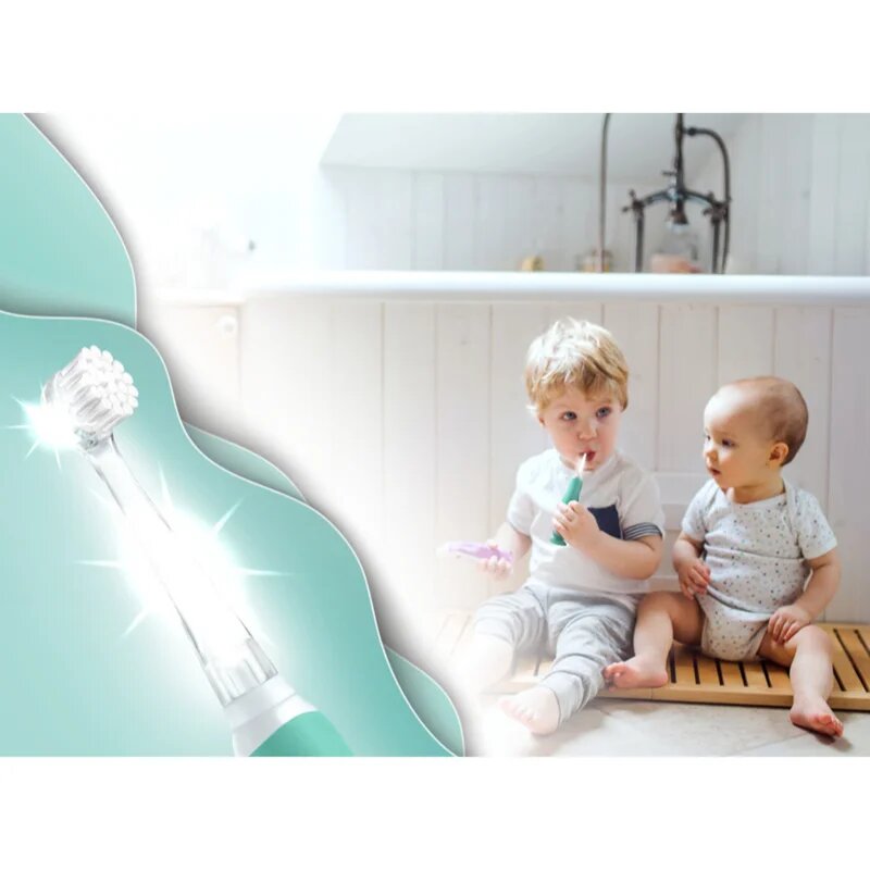 NENO Denti Blue 0-3 y baterijska zobna ščetka za otroke 1 kos