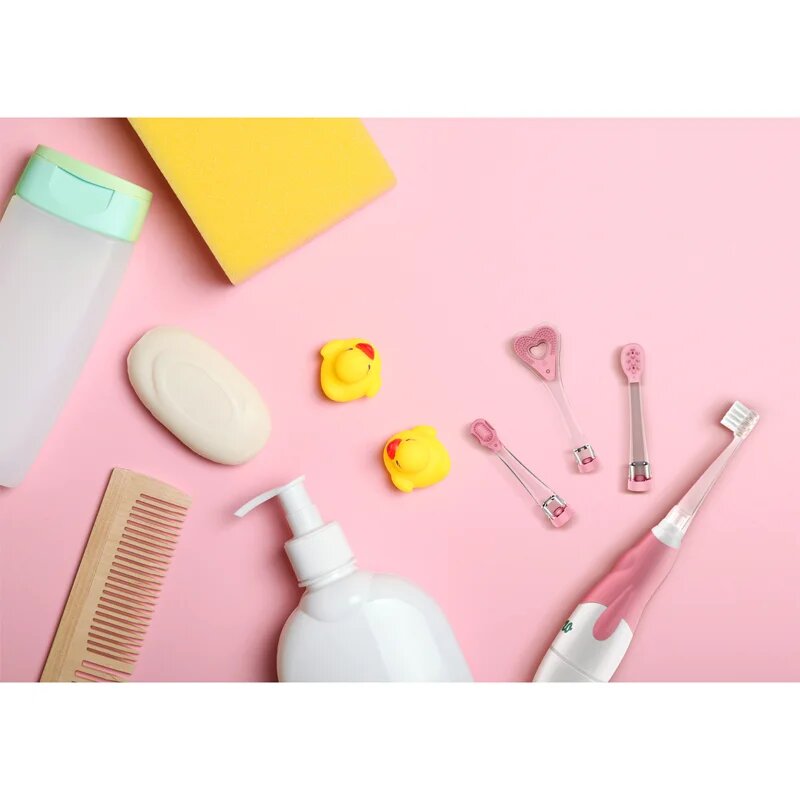 NENO Denti Pink baterijska zobna ščetka za otroke 3 m+ 1 kos