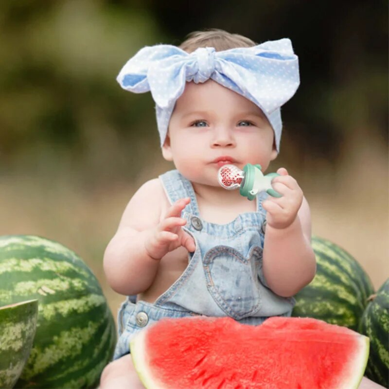 NENO Frutta duda za hranjenje in grizalo za sadje in zelenjavo velikost S M L 1 kos