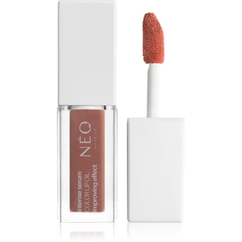 NEO MAKE UP Intense Serum Color Lip Oil dolgoobstojna tekoča šminka odtenek 03 Fresh Peach 4.5 ml