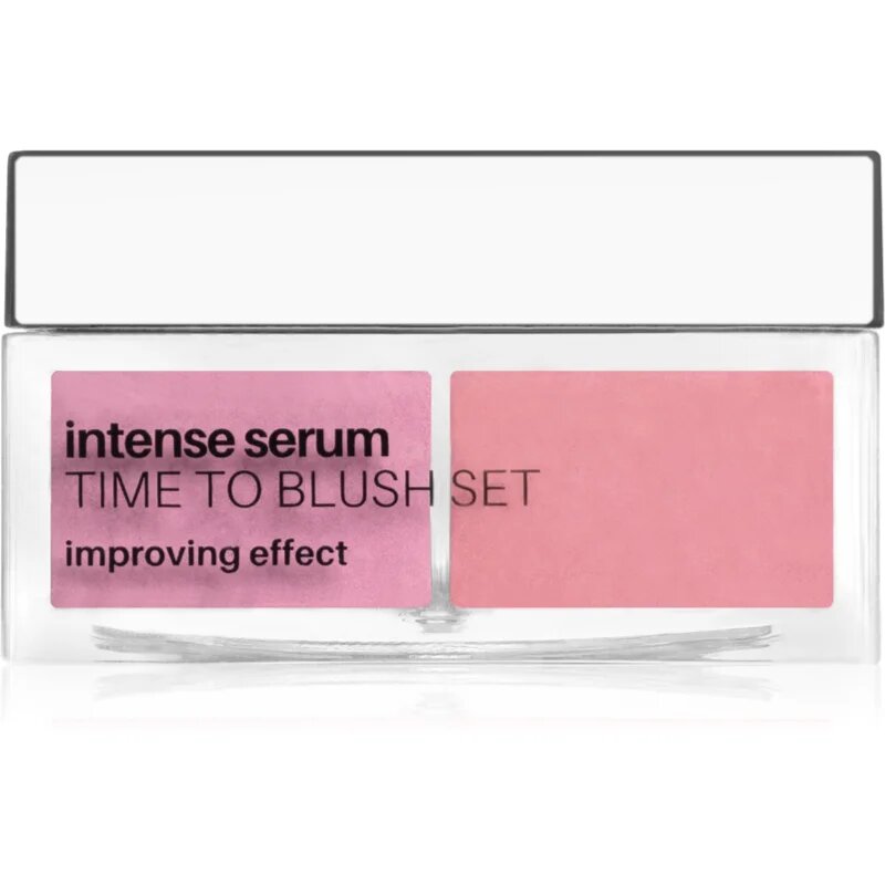 NEO MAKE UP Intense Serum Time To Blush Set rdečilo v prahu odtenek 01 Pink 6 g