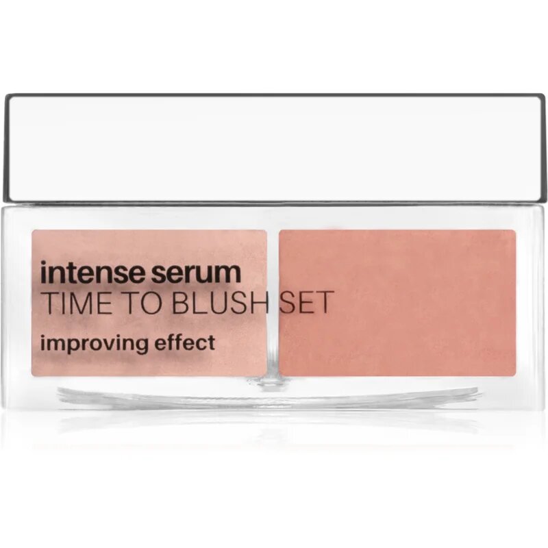 NEO MAKE UP Intense Serum Time To Blush Set rdečilo v prahu odtenek 02 Peach 6 g