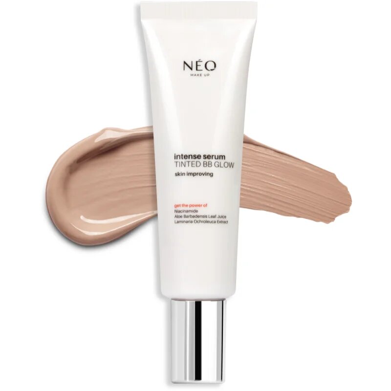 NEO MAKE UP Intense Serum Tinted BB Glow Cream posvetlitvena BB krema SPF 50 odtenek Deep Glow 30 ml