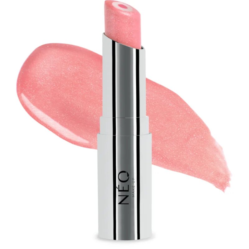 NEO MAKE UP Intense Serum Triple Action Lip Balm Stick tonirani balzam za ustnice SPF 30 odtenek 01 Think Candy Pink 5.5 g