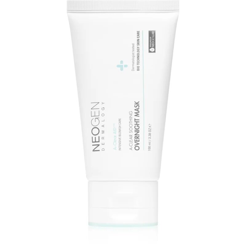 Neogen Dermalogy A-Clear Soothing Overnight Mask pomirjajoča maska za problematično kožo akne 100 ml