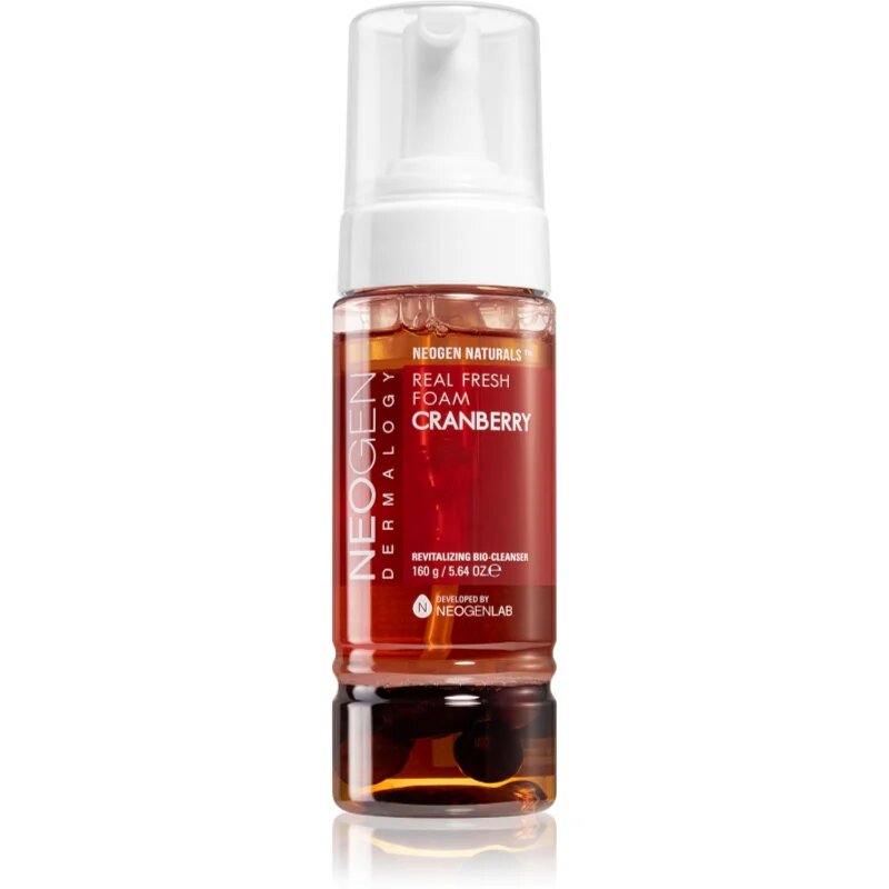 Neogen Dermalogy Real Fresh Cranberry čistilna pena z regeneracijskim učinkom 160 g