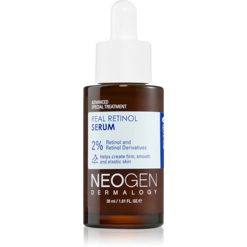 Neogen Dermalogy Real Retinol Serum serum z retinolom proti gubam s pomirjajočim učinkom 30 ml