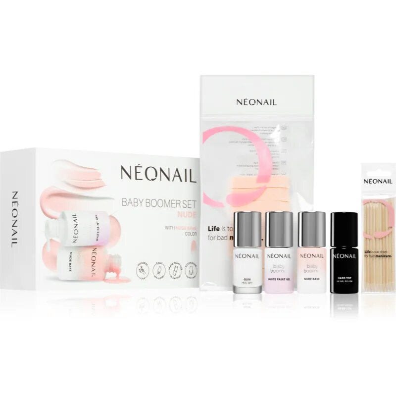 NeoNail Baby Boomer Set Nude set za odlično manikiro odtenek Nude