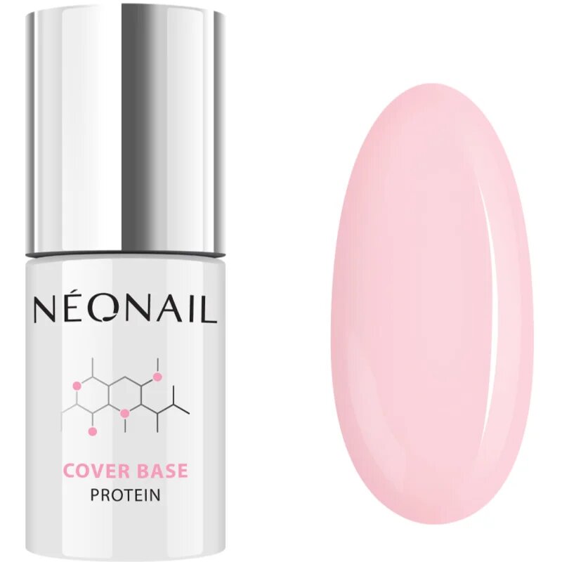 NeoNail Cover Base Protein podlak za gel nohte odtenek Nude Rose 7.2 ml