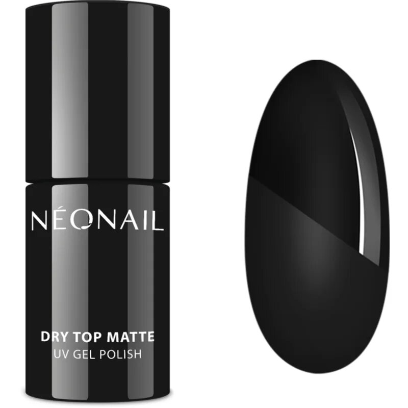 NeoNail Dry Top Matte gel nadlak za mat videz 72 ml