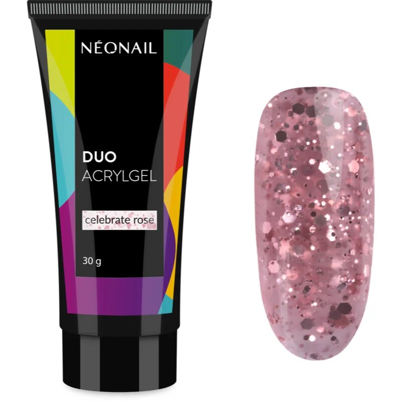 NeoNail Duo Acrylgel Celebrate Rose gel za modeliranje nohtov 30 g