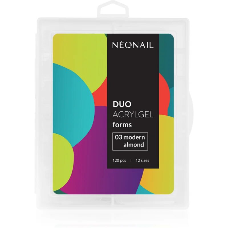 NeoNail Duo Acrylgel Forms predloge za nohte vrsta 03 Modern Almond 120 kos
