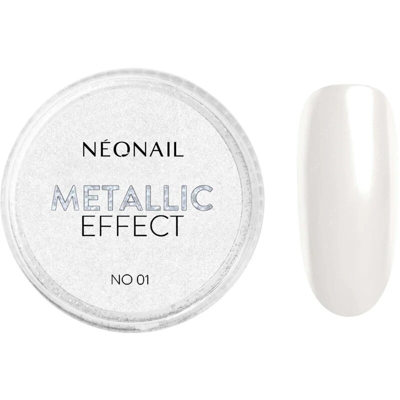 NeoNail Effect Metallic bleščeči prah za nohte odtenek 01 1 g