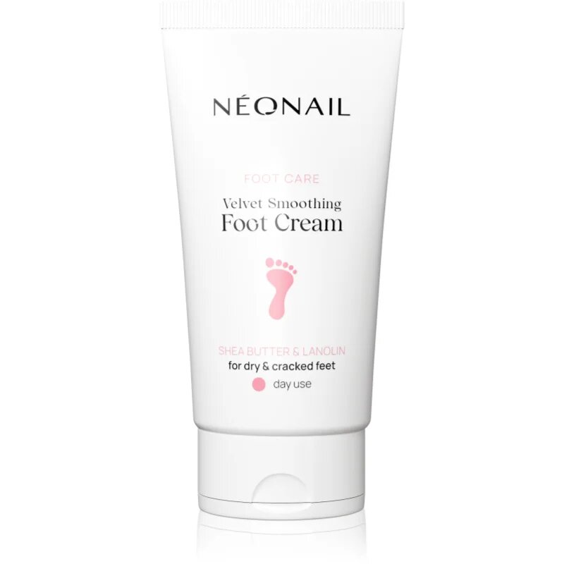 NeoNail Foot Care Velvet Smoothing Foot Cream krema za noge za suho in razpokano kožo 50 ml