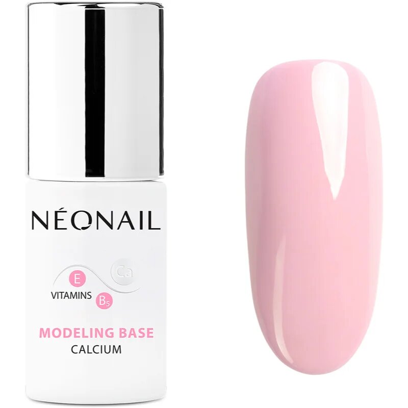 NeoNail Modeling Base Calcium podlak za gel nohte s kalcijem odtenek Blush Boomer 72 ml