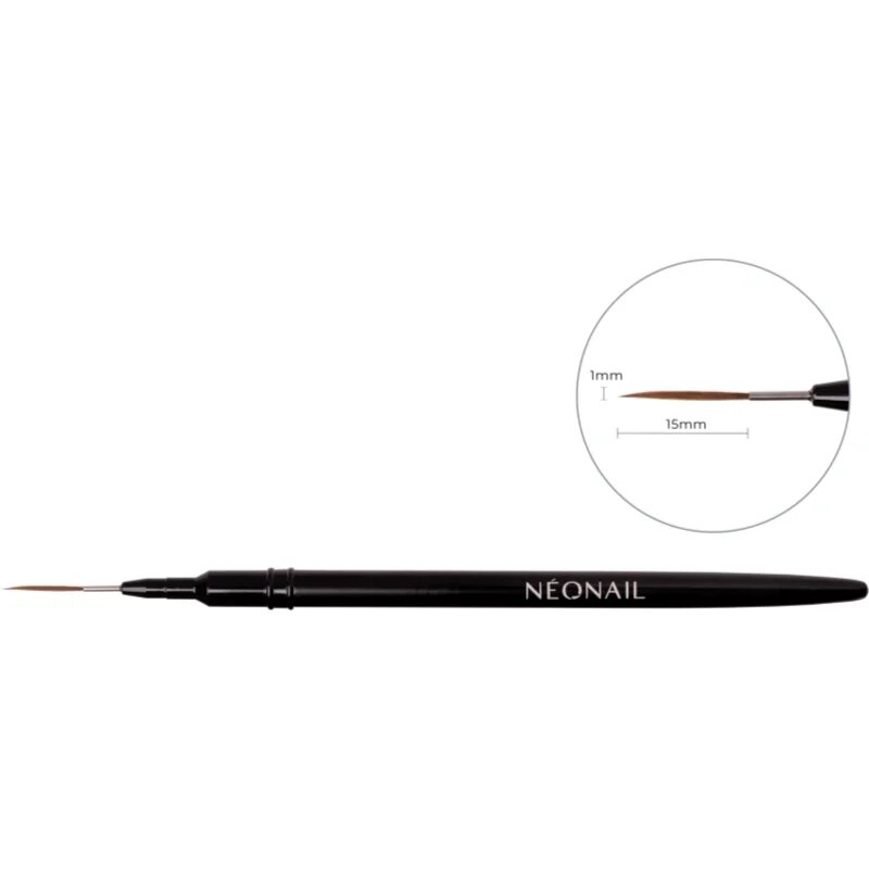 NeoNail Nail Art Brush čopič za okrasitev nohtov vrsta Fine Line 1 mm 1 kos