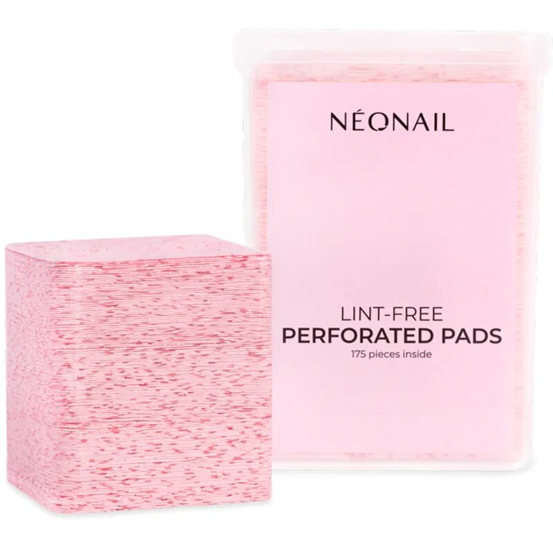 NeoNail Pads Lint-Free Perforated čistilne blazinice za nohte 175 kos