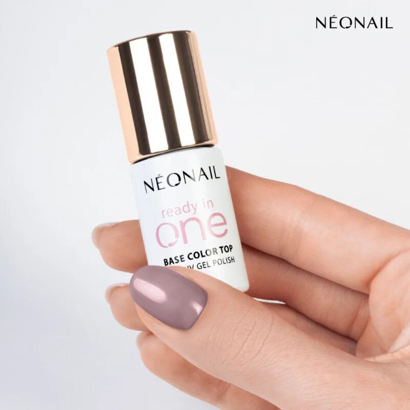 NeoNail Ready In One 3in1 UV Gel Polish gel lak za nohte z diamantnim prahom odtenek 08 One Mauve 7.2 ml
