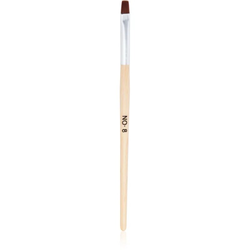 NeoNail Wooden Brush čopič za nanašanje gelastih izdelkov vrsta No. 8 1 kos