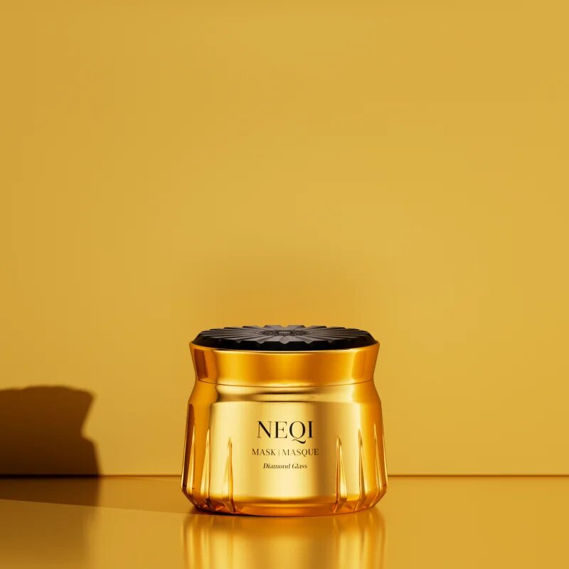 NEQI Diamond Glass Mask maska za sijaj in mehkobo las 250 ml