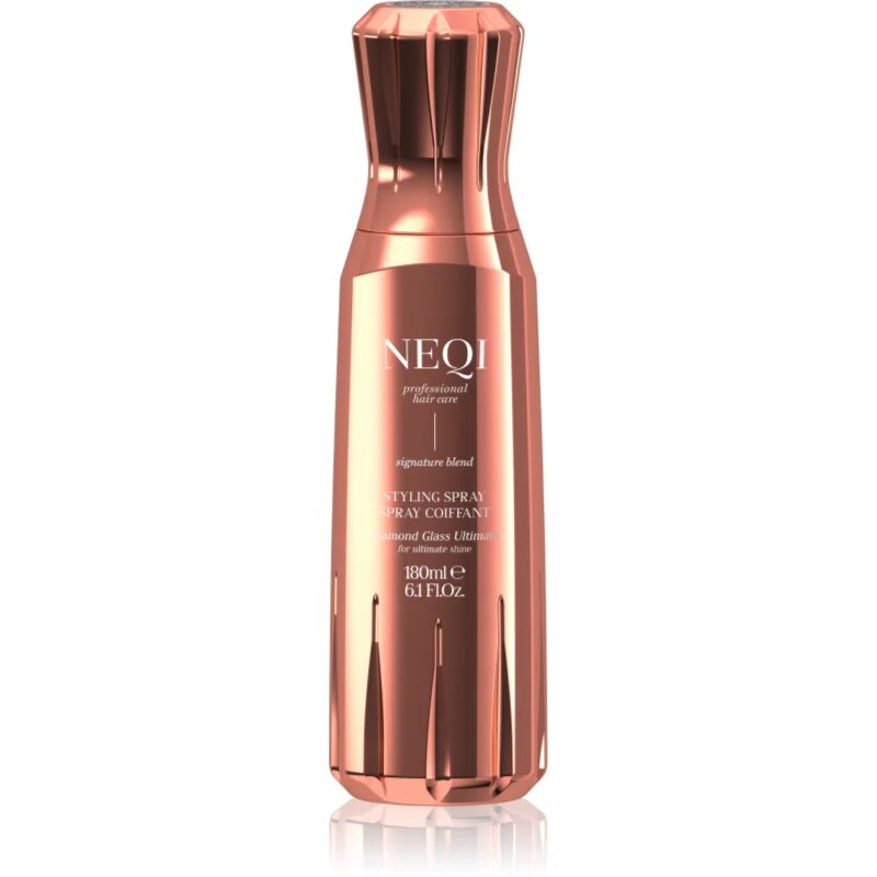 NEQI Diamond Glass Ultimate Styling spray stiling pršilo proti krepastim lasem 180 ml