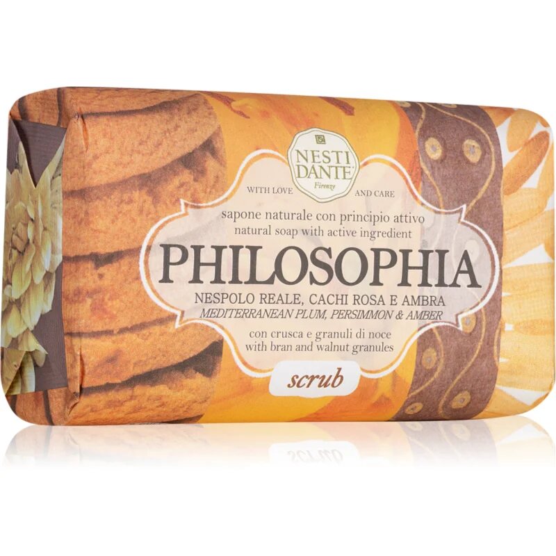 Nesti Dante Philosophia Scrub with Bran & Walnut Granules naravno milo 250 g