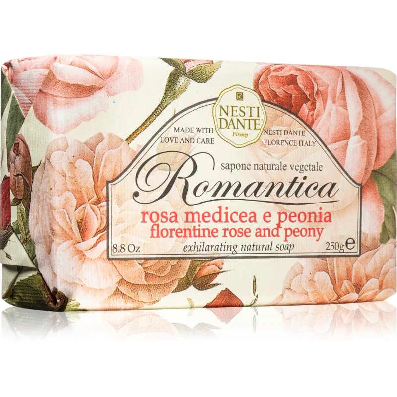 Nesti Dante Romantica Florentine Rose and Peony naravno milo 250 g