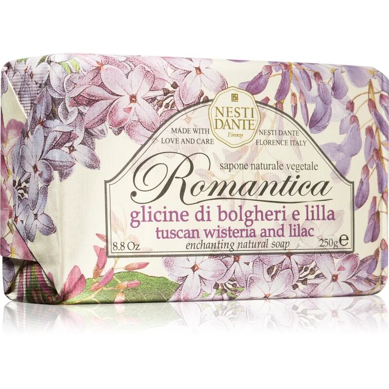 Nesti Dante Romantica Tuscan Wisteria & Lilac naravno milo 250 g