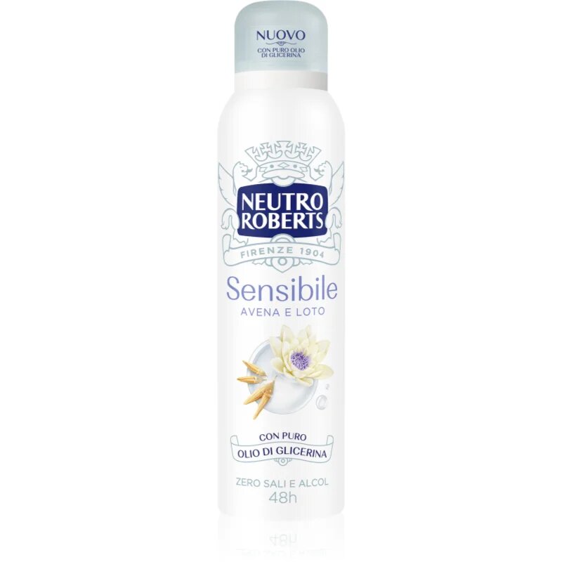 Neutro Roberts Avena e Loto deodorant v pršilu z 48-urnim učinkom 150 ml