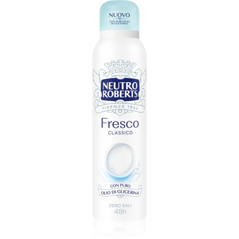 Neutro Roberts Classico osvežilni deodorant v pršilu z 48-urnim učinkom 150 ml