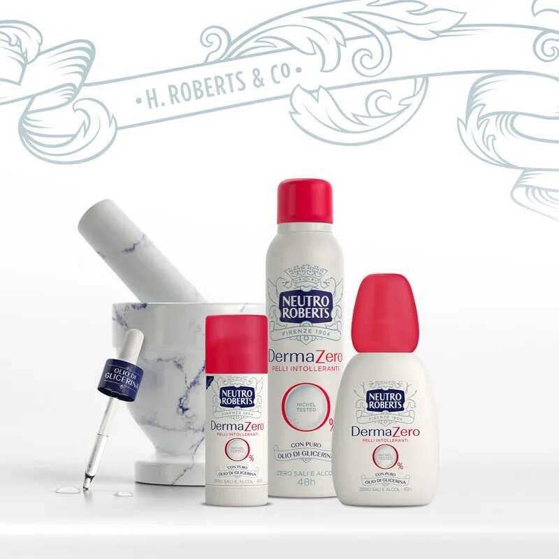Neutro Roberts DermaZero deodorant v pršilu za občutljivo kožo 150 ml