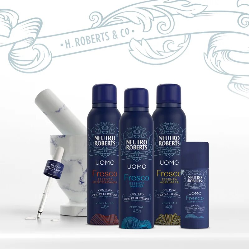Neutro Roberts Essenza Marina deodorant roll-on z 48-urnim učinkom 40 ml