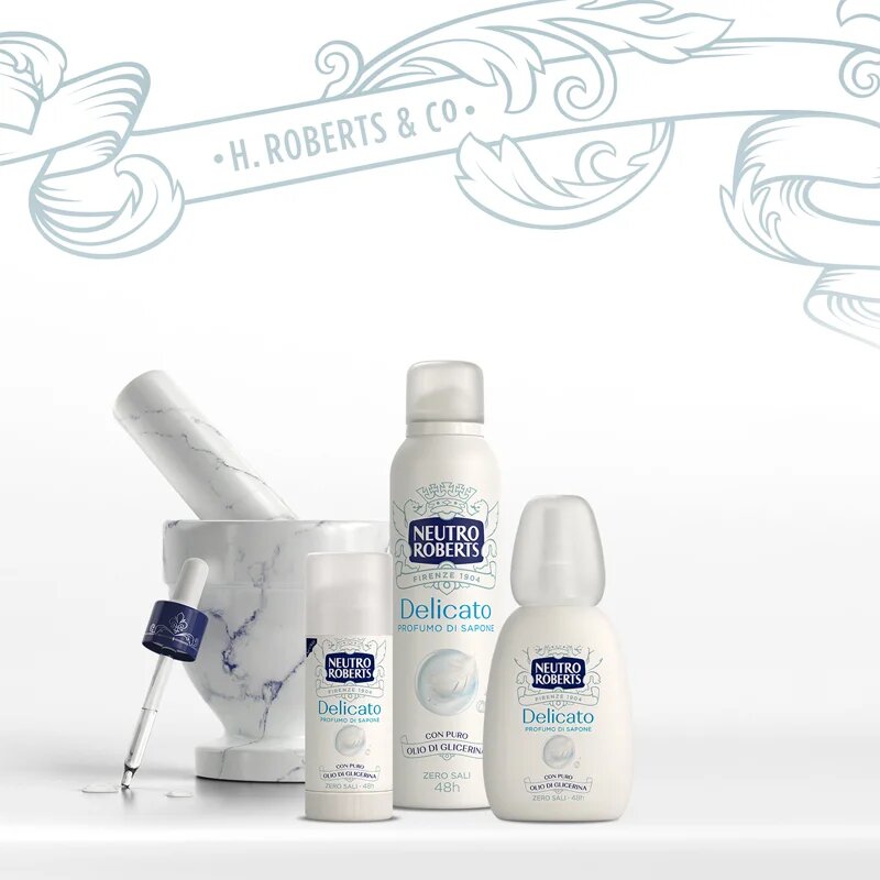 Neutro Roberts Profumo di Sapone deodorant v pršilu z 48-urnim učinkom 150 ml