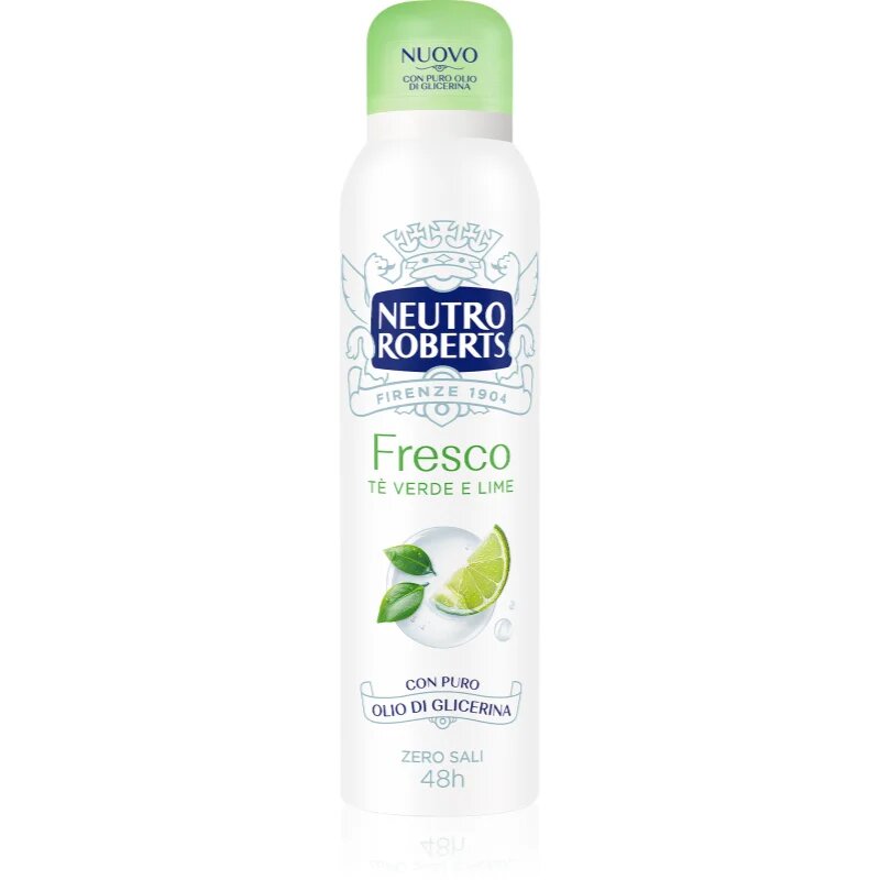 Neutro Roberts Tè Verde e Lime deodorant v pršilu z 48-urnim učinkom 150 ml