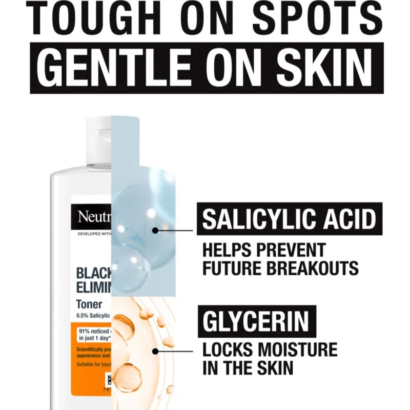 Neutrogena Blackhead Eliminating čistilni tonik proti črnim pikicam 200 ml