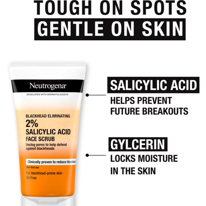 Neutrogena Blackhead Eliminating piling proti črnim pikicam 150 ml