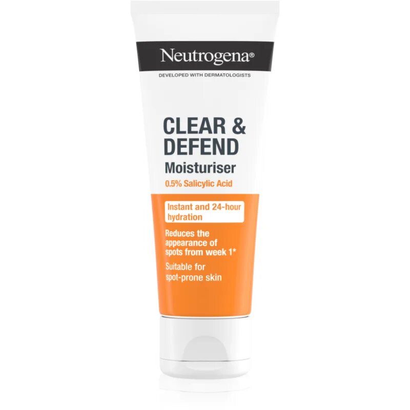 Neutrogena Clear & Defend 0.5% Salicylic Acid vlažilna krema brez olja 50 ml
