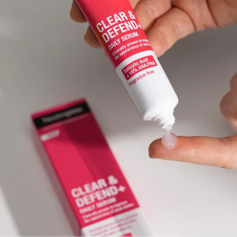 Neutrogena Clear & Defend+ serum za obraz proti aknam 30 ml