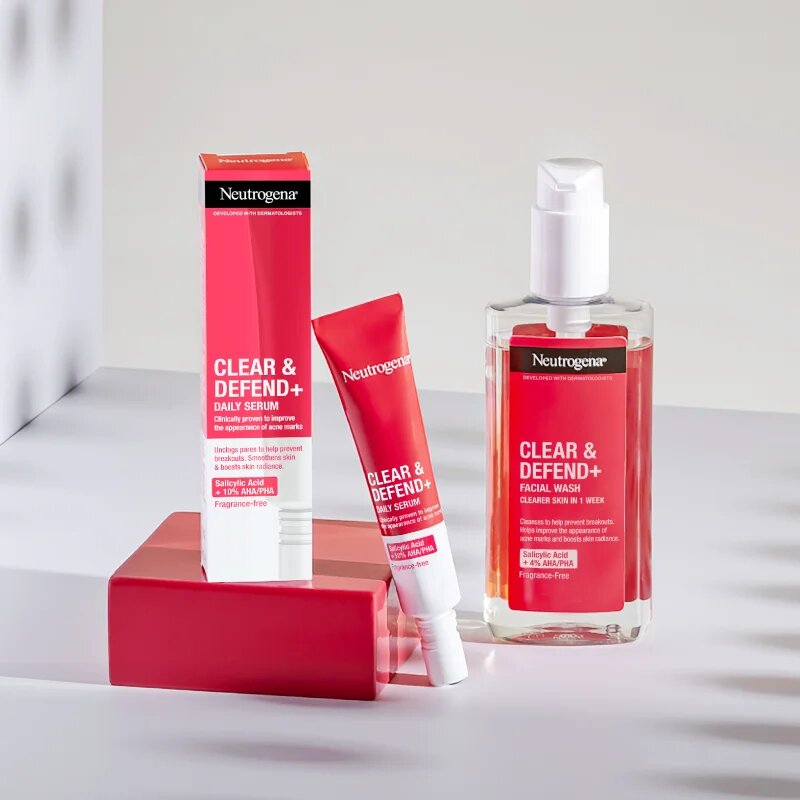 Neutrogena Clear & Defend+ serum za obraz proti aknam 30 ml