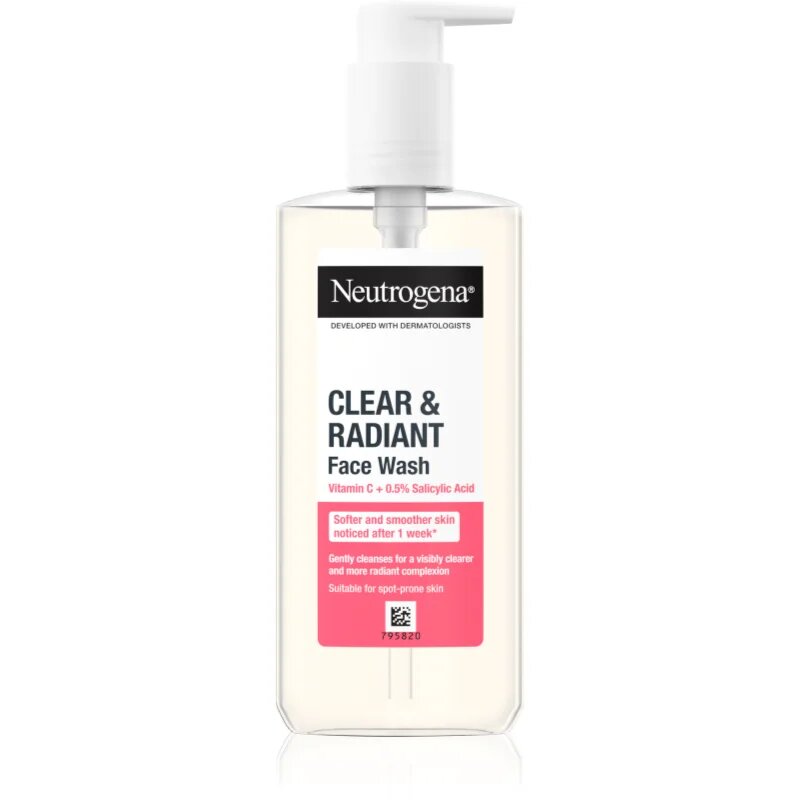 Neutrogena Clear & Radiant čistilni gel 200 ml