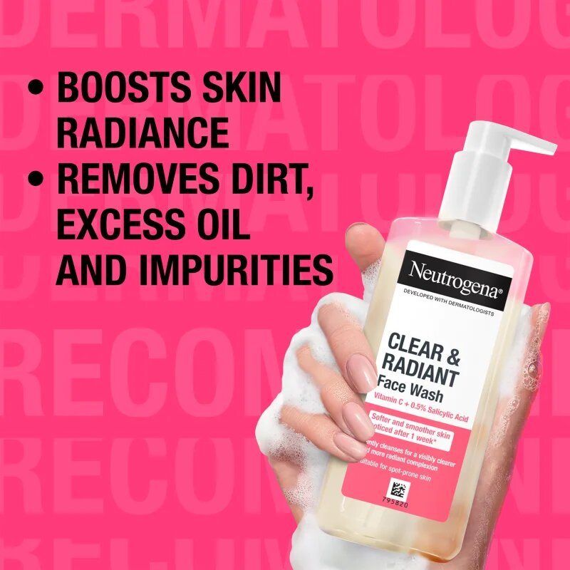 Neutrogena Clear & Radiant čistilni gel 200 ml