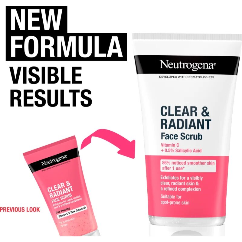 Neutrogena Clear & Radiant piling 150 ml