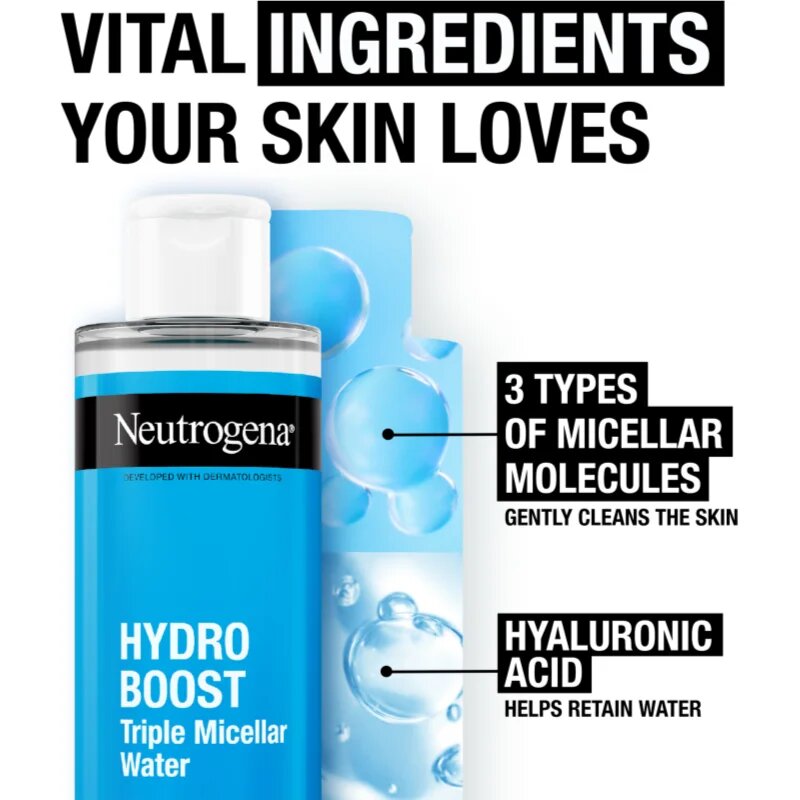 Neutrogena Hydro Boost® micelarna voda 3v1 400 ml