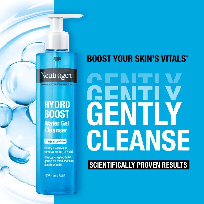 Neutrogena Hydro Boost® nežni čistilni gel 200 ml
