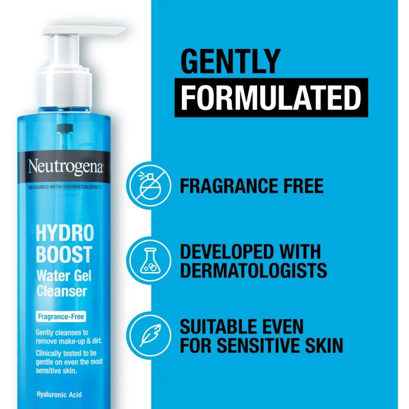 Neutrogena Hydro Boost® nežni čistilni gel 200 ml