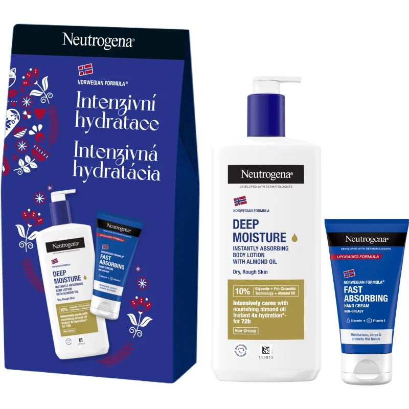 Neutrogena Norwegian Formula® Deep Moisture darilni set za intenzivno vlažnost
