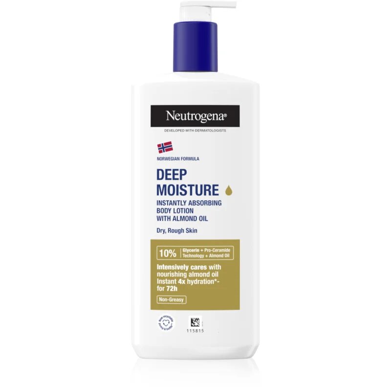 Neutrogena Norwegian Formula® Deep Moisture globinsko vlažilna krema z oljem 400 ml