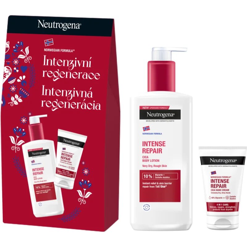 Neutrogena Norwegian Formula® Intense Repair darilni set za takojšnjo regeneracijo