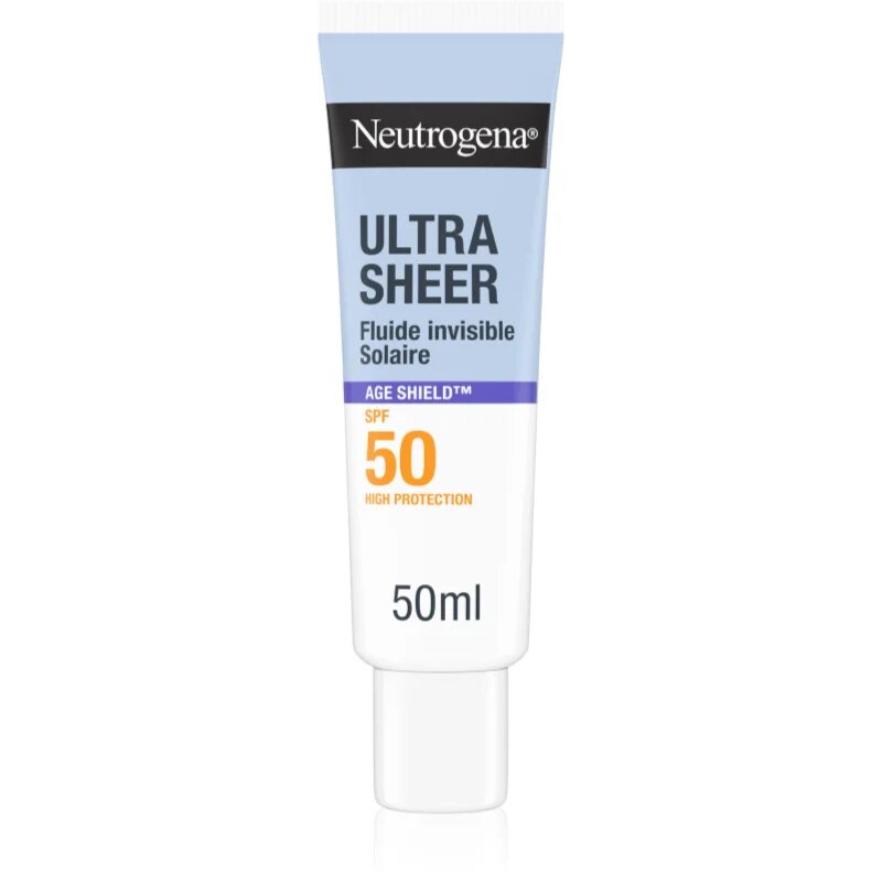 Neutrogena Ultra Sheer Age Shield ultra lahek fluid SPF 50 50 ml