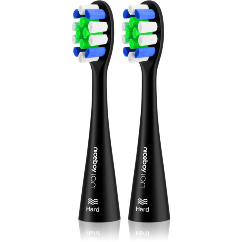 Niceboy ION Sonic Lite nadomestne glave Hard Black 2 kos
